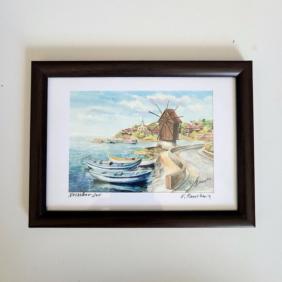 Original watercolor painting. Signed by artist. - Picture 1 of 5